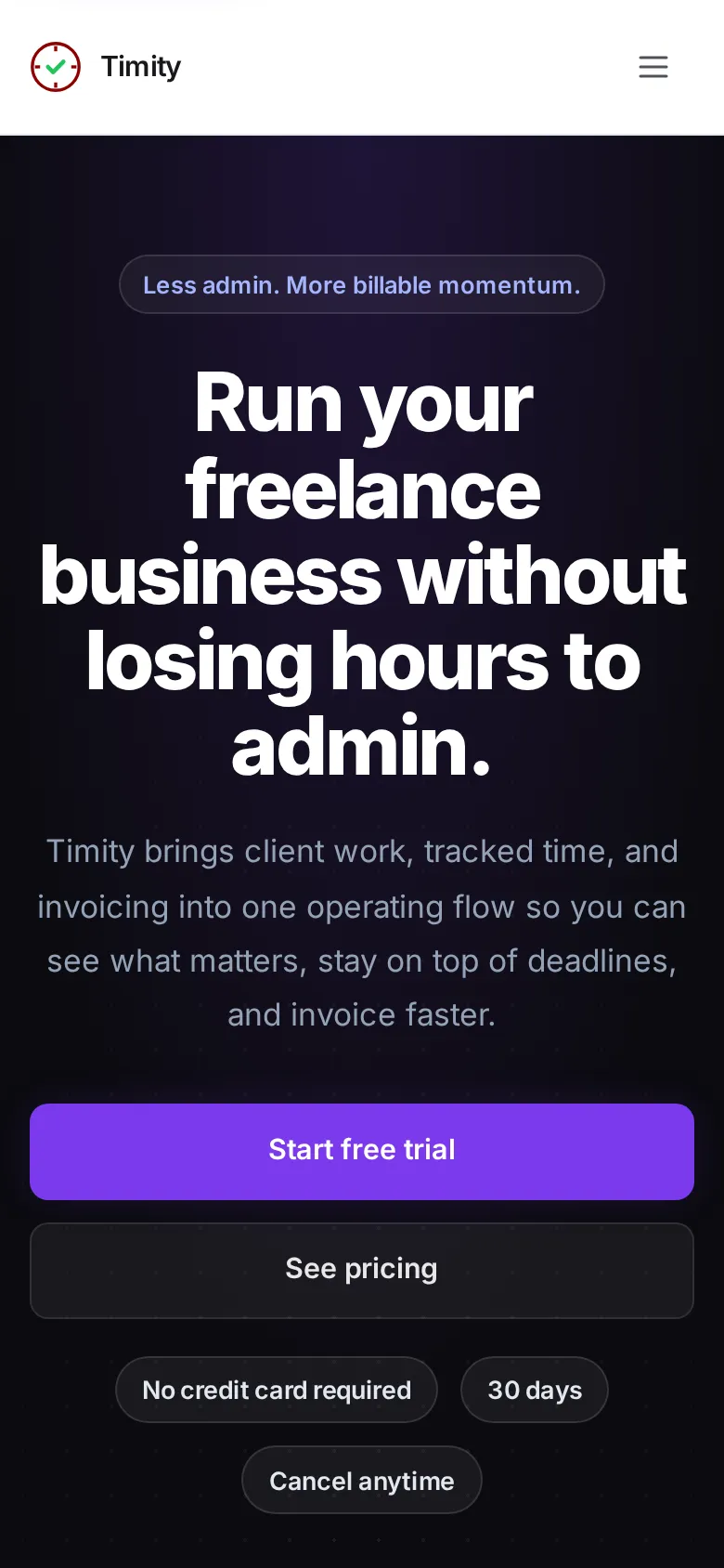 Timity.io, telefon
